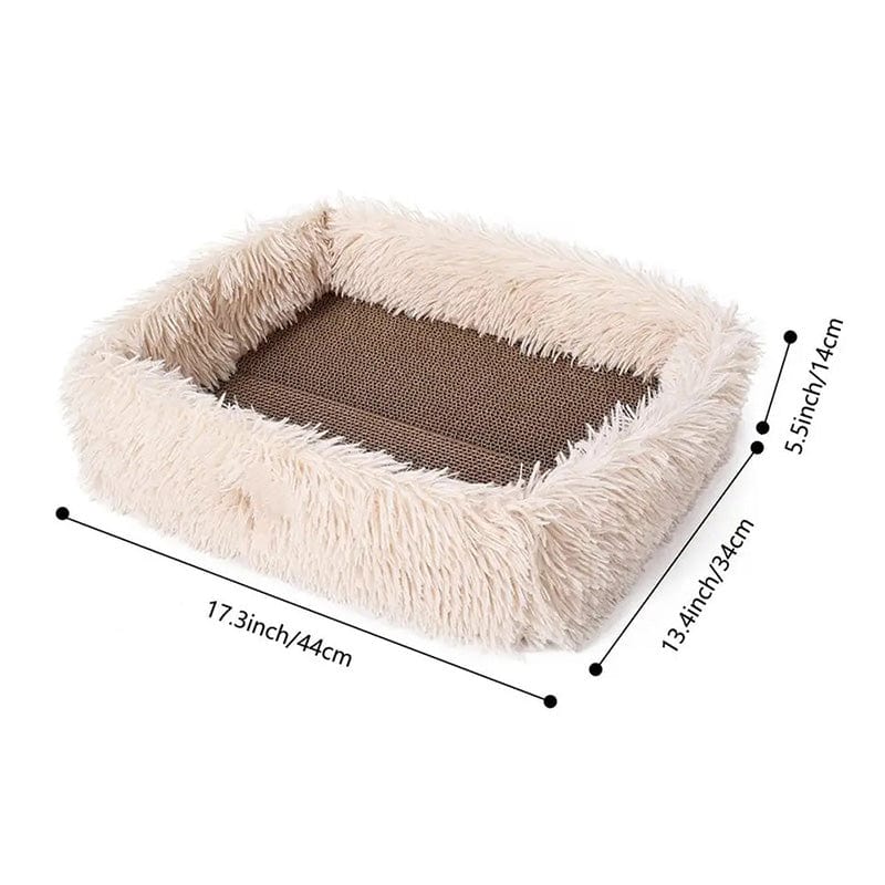 2-in-1 Cat Scratcher Bed-Pets Are Framily