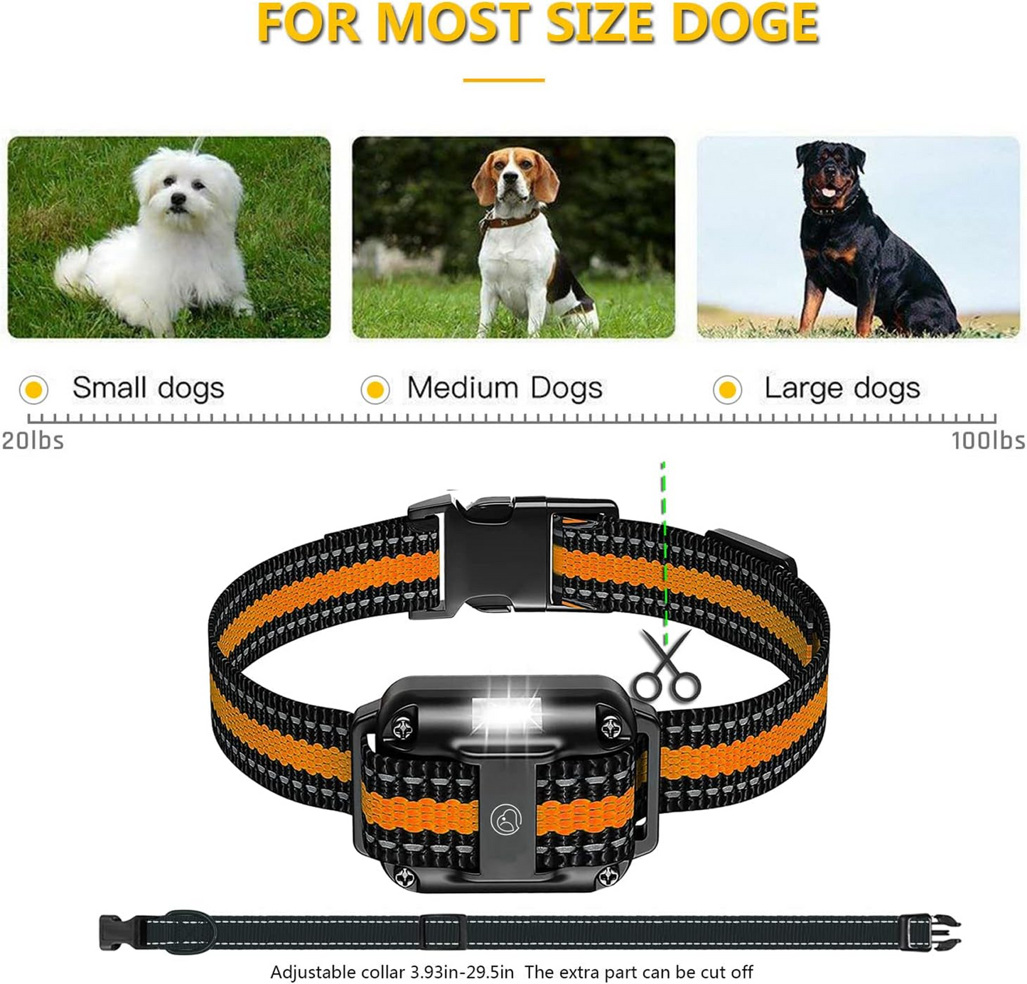 Dog Shock Collar with Remote for 3 dogs - Waterproof & Rechargeable ECollar, Cover 2600ft-Dog Training-Pets Are Framily