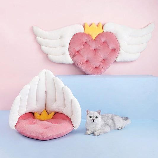Angel Wings Transformable Dog & Cat Bed-Dog Beds-Pets Are Framily