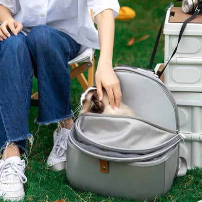 Breathable Portable Folding Travel Pet Carrier Backpack-Pet Carriers & Crates-Pets Are Framily