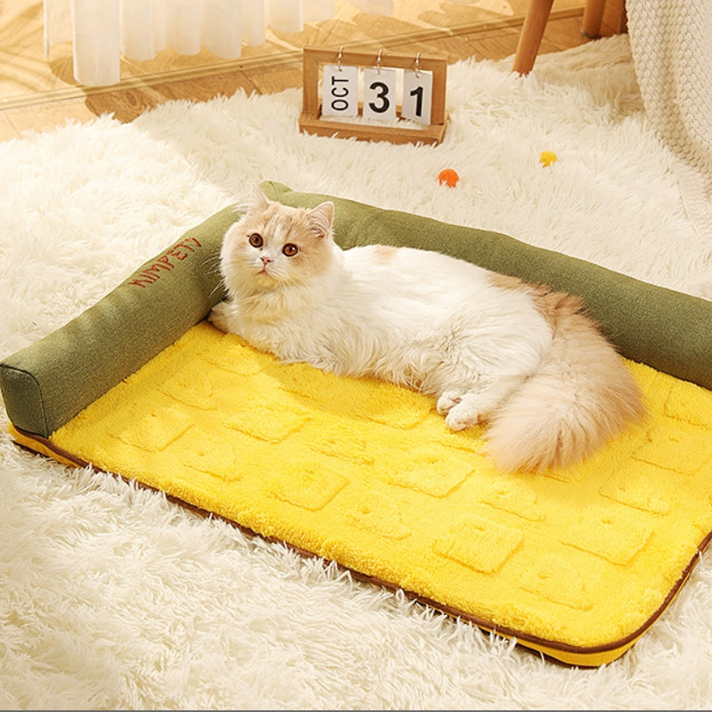 Calming Raised Dog & Cat Pillow Bed-Dog Beds-Pets Are Framily