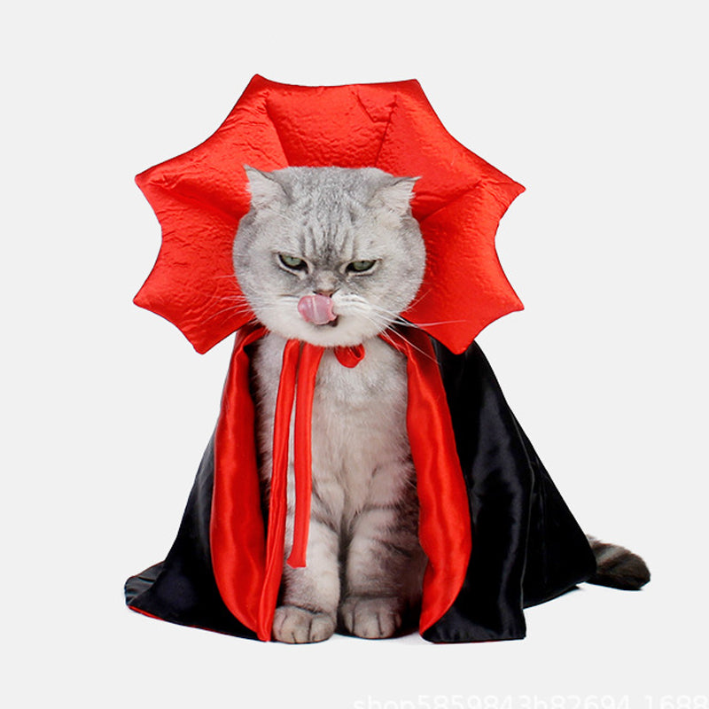 Halloween Cat Vampire Costume-Cat Clothes-Pets Are Framily