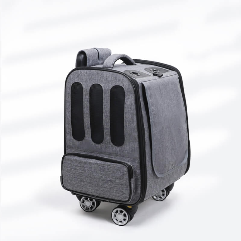 Multipurpose Folding Cat Travel Backpack Pet Trolley Case-Pet Carriers & Crates-Pets Are Framily