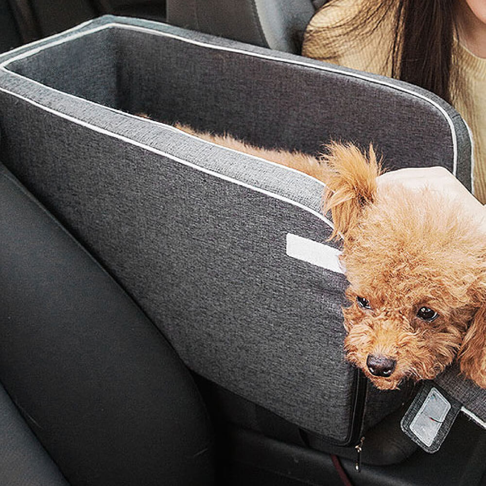 PawSafeRide Dog Car Seat Console, dog car seats for small dogs, dog car seat console-Dog Car Seat-Pets Are Framily