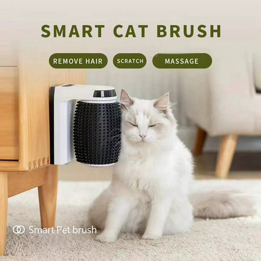 Pets Are Framily Cat Self Groomer Cat Brush, Automatic Smart Cat Self Groomer Wall-cat brush-Pets Are Framily