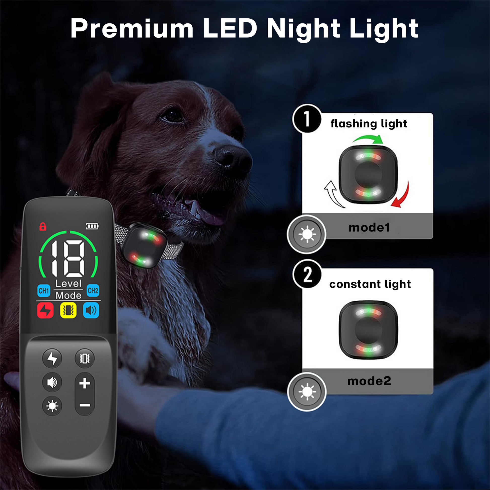 Pets Are Framily Dog Shock Collar - 2600 Ft Dog Training Collar with Premium LED Display Remote for 5-120lbs Small Medium Large Dogs Rechargeable Waterproof e Collar-Dog Training-Pets Are Framily