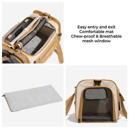 Portable Foldable Breathable Pet Carrier Bag-Pet Carriers & Crates-Pets Are Framily