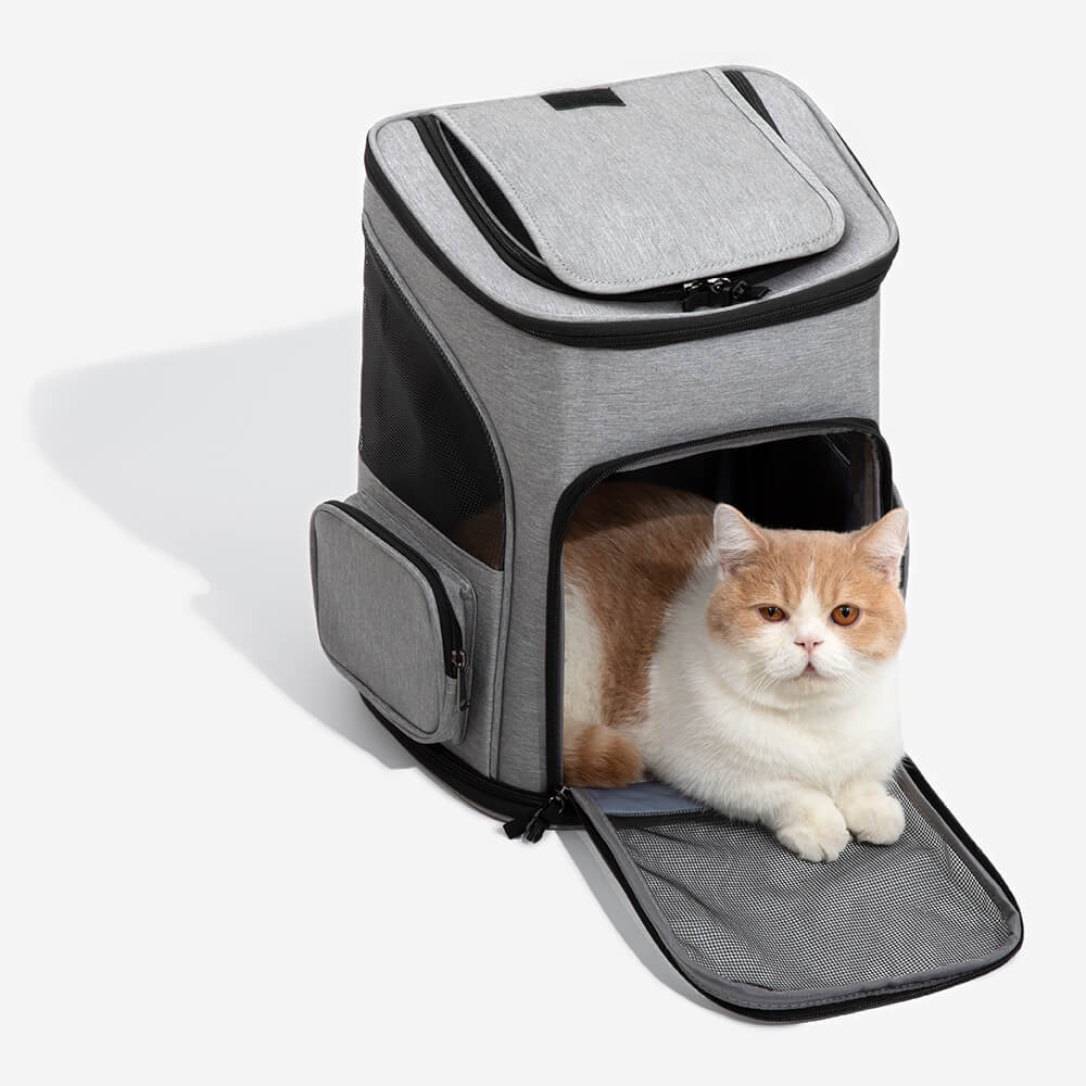 Portable Folding Travel Large Pet Carrier Backpack-Pet Carriers & Crates-Pets Are Framily