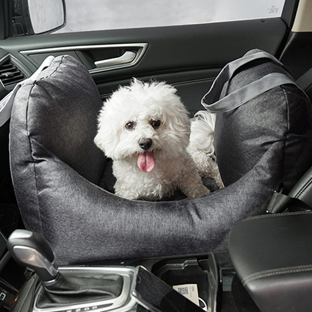 SafePaws 3-in-1 Dog Car Seat Bed, doggy carseat, dog carrier seat, dog seat belt-Pet Carriers & Crates-Pets Are Framily