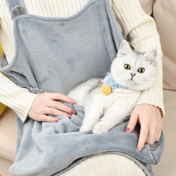 SnugCat Cat Apron / Cozy Cat Pouch Apron/ Cat Sweater Carrier-Pets Are Framily