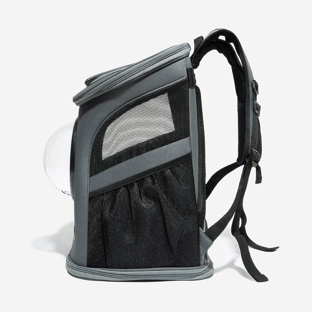Space Capsule Transparent Breathable Pet Carrier Backpack-Pet Carriers & Crates-Pets Are Framily
