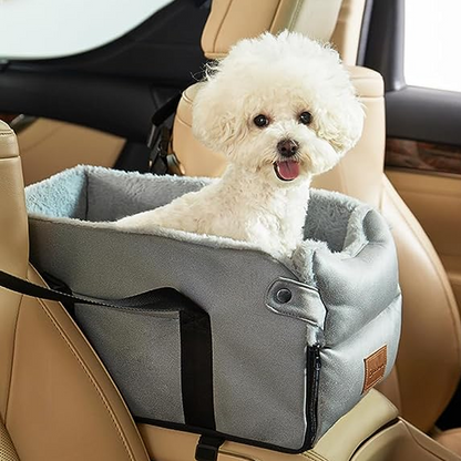 TravelPaws 2-in-1 Dog Car Seat Console Carrier, dog car seats for small dogs, dog car seat console-Dog Car Seat-Pets Are Framily